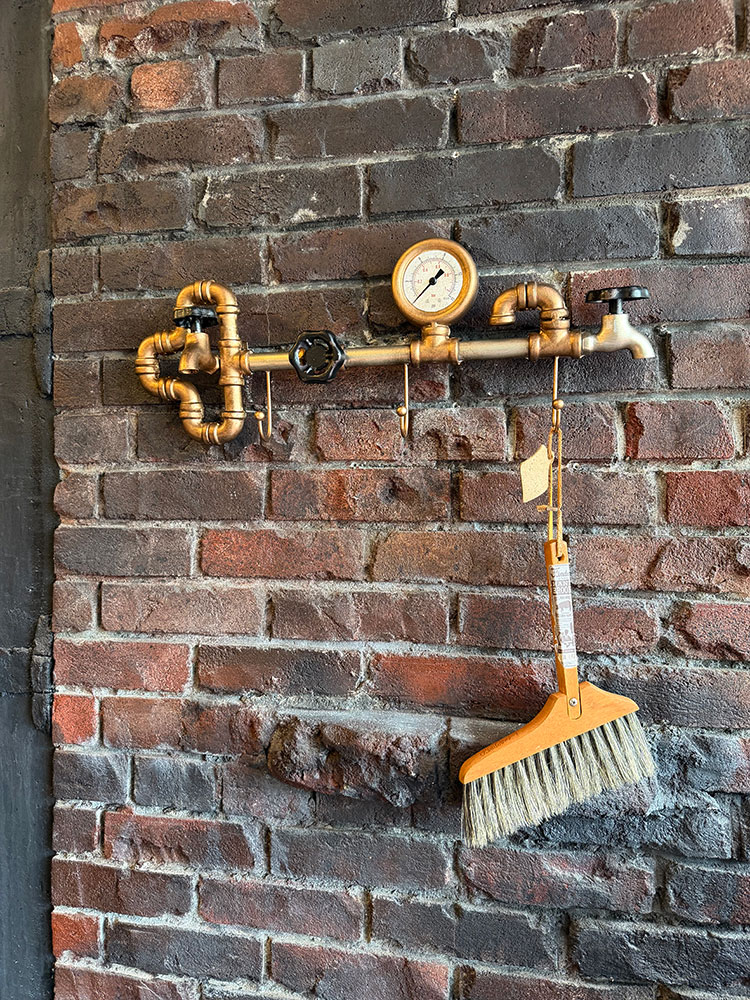 スチームパンク　インダストリアル　ウォール3フック　（ブロンズ×ブラック） ■ アメリカ雑貨 アメリカン雑貨 |  | 04