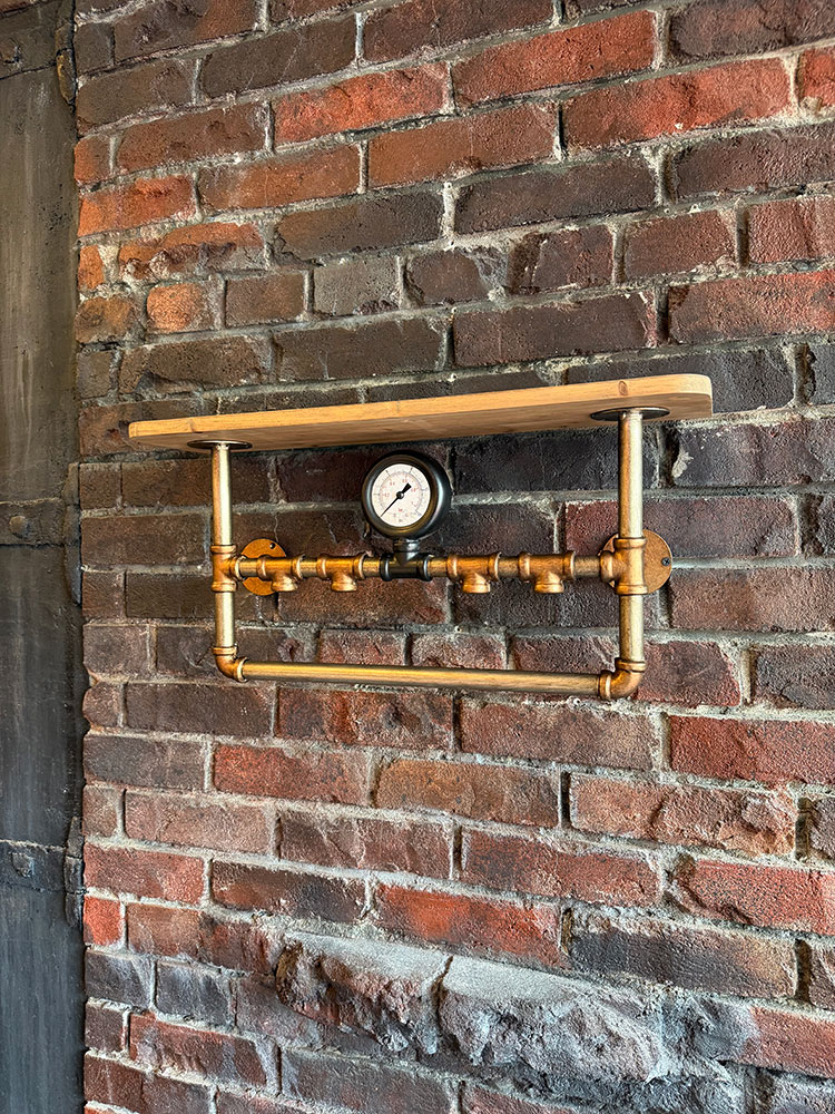 スチームパンク　インダストリアル　ウッドラック　（ブロンズ×ブラック） ■ アメリカン雑貨 アメリカ雑貨 |  | 14