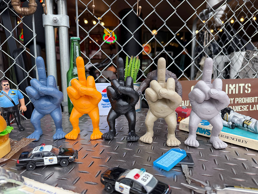 Xフィンガーマン　ポリレジン　フィギュア　（全5体セット） ■ アメリカン雑貨 アメリカ雑貨 | 