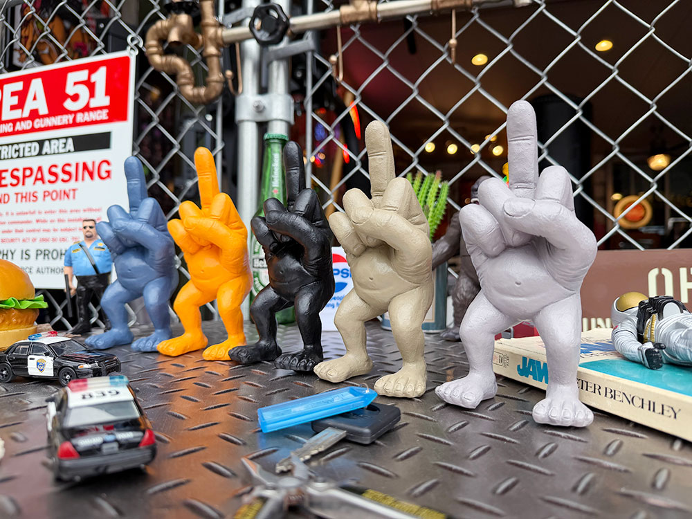 Xフィンガーマン　ポリレジン　フィギュア　（全5体セット） ■ アメリカン雑貨 アメリカ雑貨 |  | 03