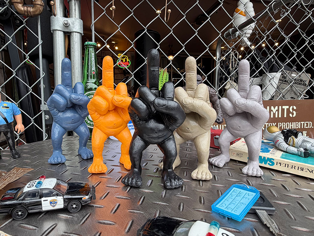 Xフィンガーマン　ポリレジン　フィギュア　（全5体セット） ■ アメリカン雑貨 アメリカ雑貨 |  | 05