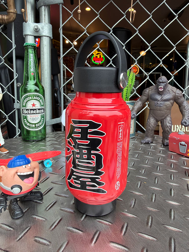 居酒屋　ちょうちん型　コンパクト　水筒　270ml　ステンレス　二重構造　提灯水筒 ■ アメリカン雑貨 アメリカ雑貨 |  | 04