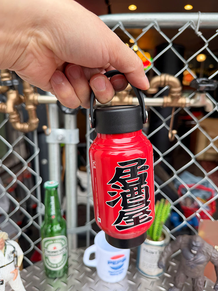 居酒屋　ちょうちん型　コンパクト　水筒　270ml　ステンレス　二重構造　提灯水筒 ■ アメリカン雑貨 アメリカ雑貨 | 