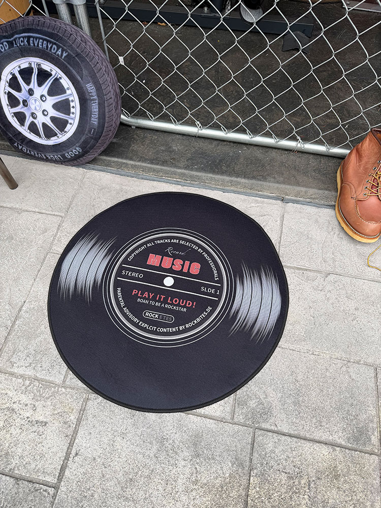 アナログレコード　インテリアマット　室内用ルームマット ■ アメリカン雑貨 アメリカ雑貨 |  | 03