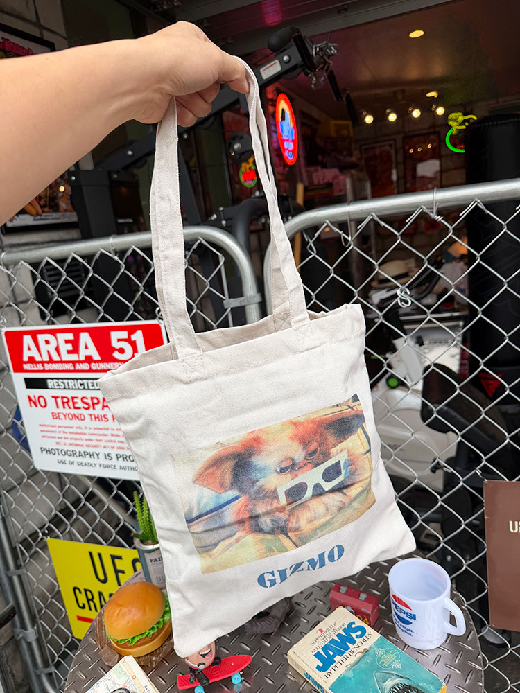 映画　グレムリン　ギズモ　オフィシャル　トートバッグ　（3Dメガネ） ■ アメリカ雑貨 アメリカン雑貨 |  | 03