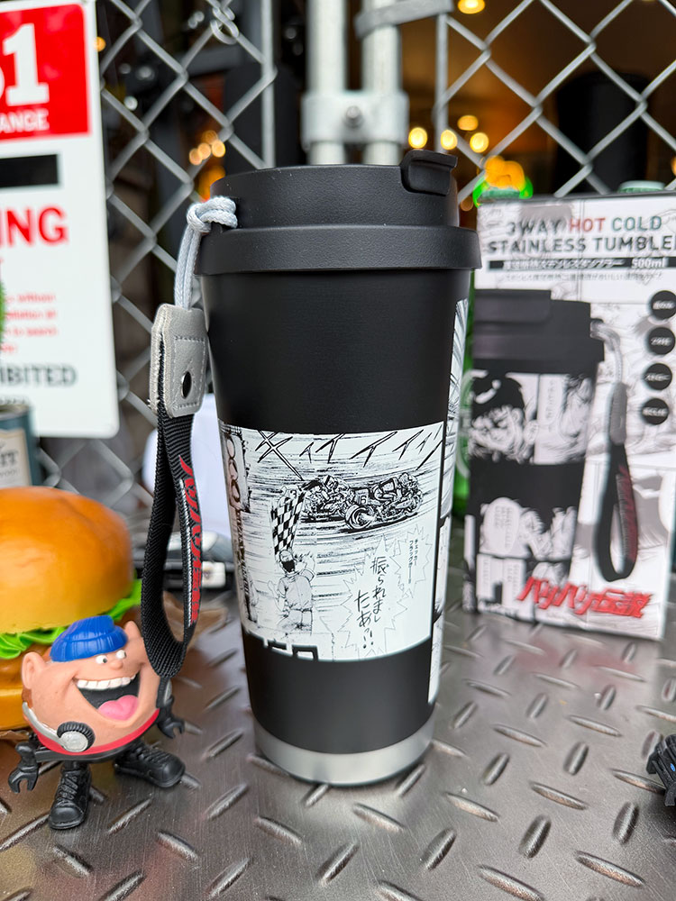 バリバリ伝説　名シーン　真空断熱　ステンレス　保温＆保冷　タンブラー　500ml　巨摩郡 ■ アメリカ雑貨 アメリカン雑貨 |  | 02