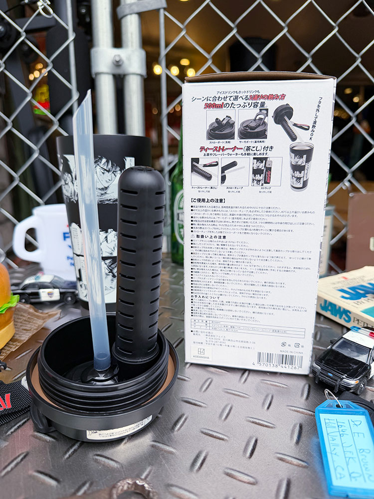 バリバリ伝説　名シーン　真空断熱　ステンレス　保温＆保冷　タンブラー　500ml　巨摩郡 ■ アメリカ雑貨 アメリカン雑貨 |  | 07