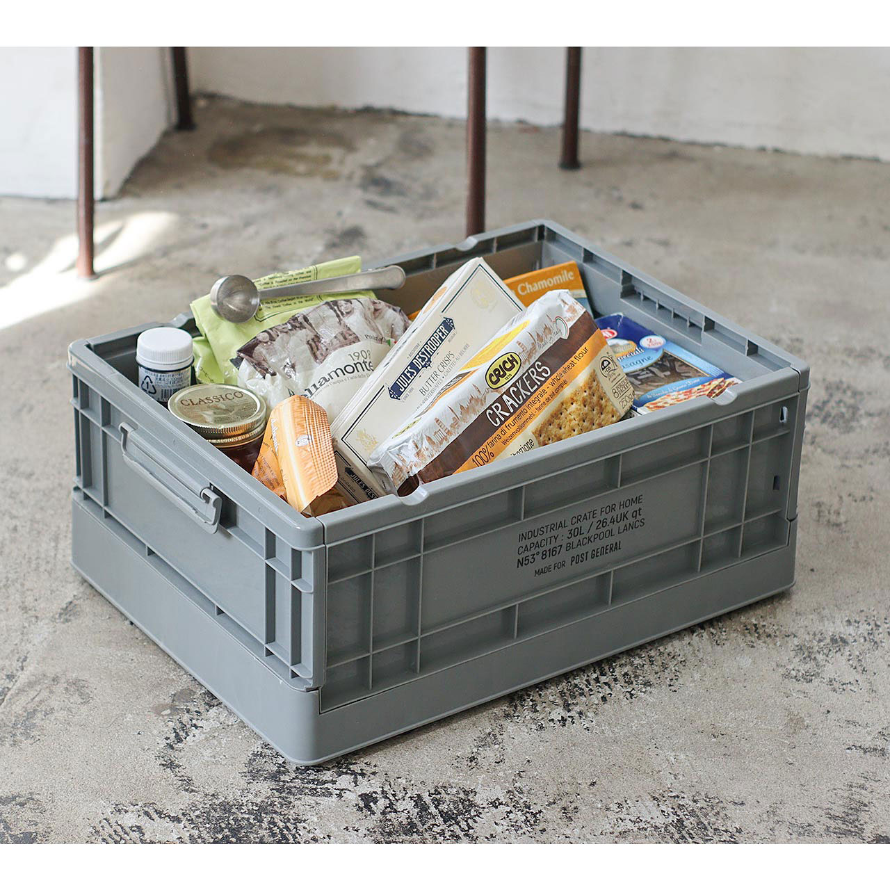 ポストジェネラル　インダストリアル　フォルダブル　クレート　ホーム ■ アメリカン雑貨 アメリカ雑貨 |  | 03