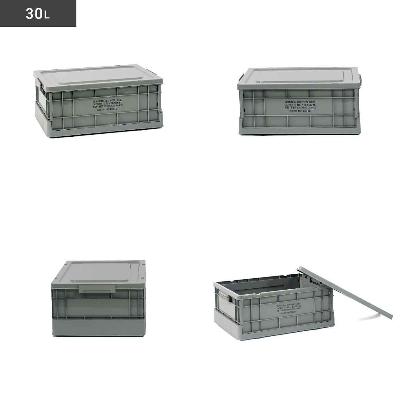 ポストジェネラル　インダストリアル　フォルダブル　クレート　ホーム ■ アメリカン雑貨 アメリカ雑貨 |  | 05