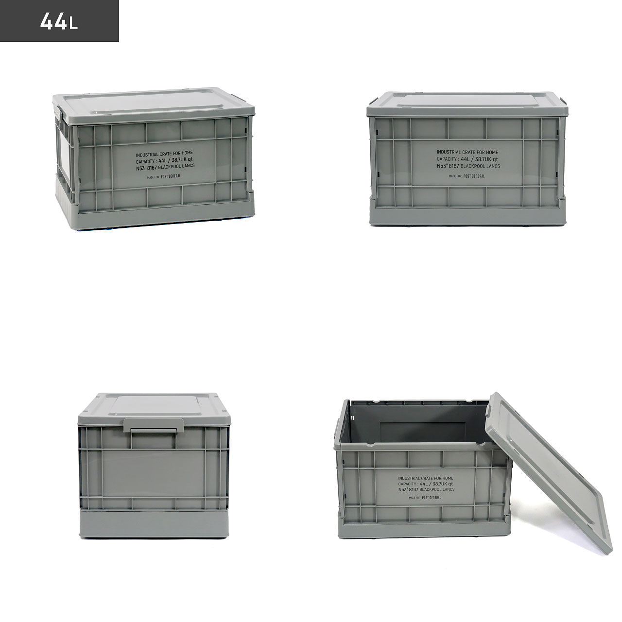 ポストジェネラル　インダストリアル　フォルダブル　クレート　ホーム ■ アメリカン雑貨 アメリカ雑貨 |  | 08