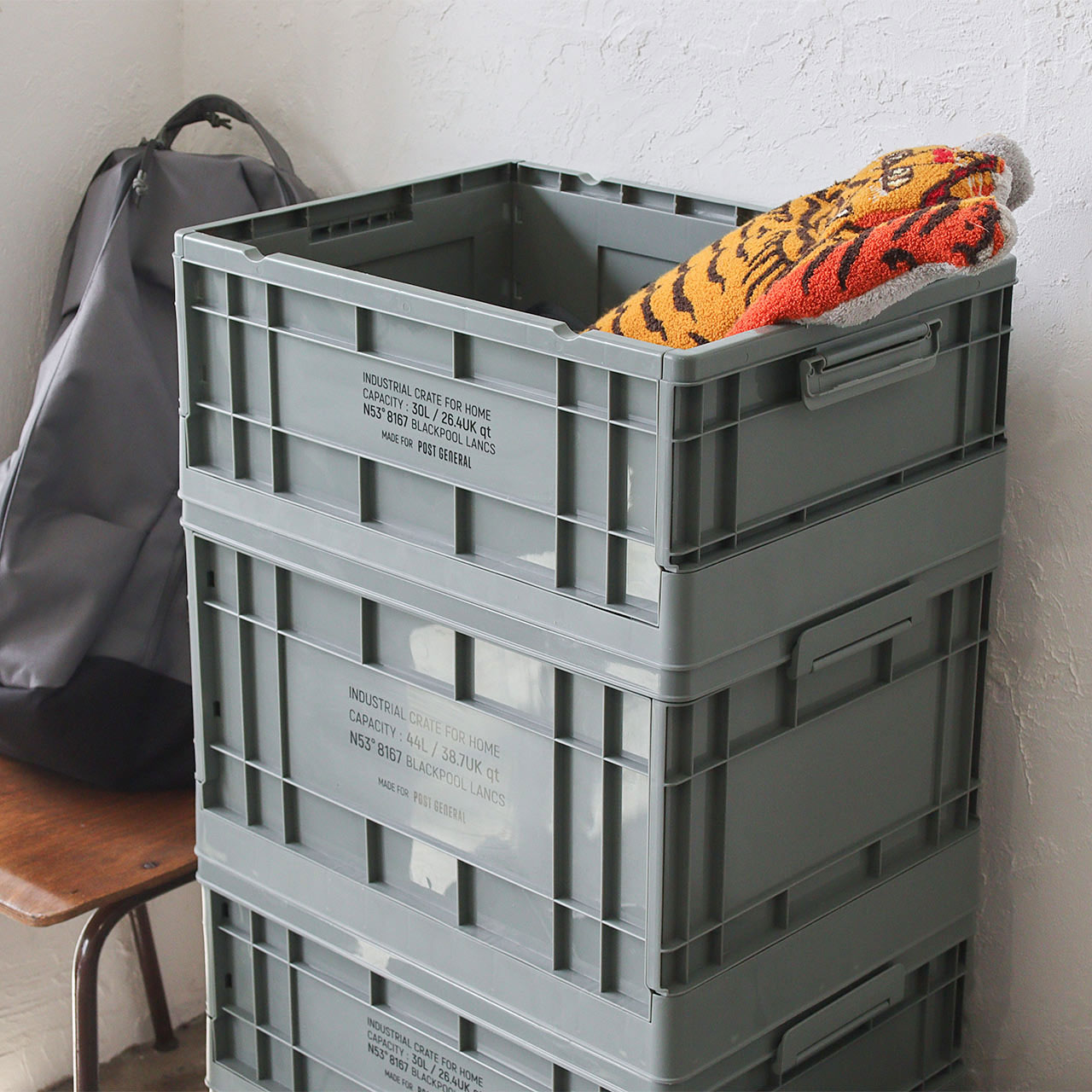 ポストジェネラル　インダストリアル　フォルダブル　クレート　ホーム ■ アメリカン雑貨 アメリカ雑貨 |  | 14