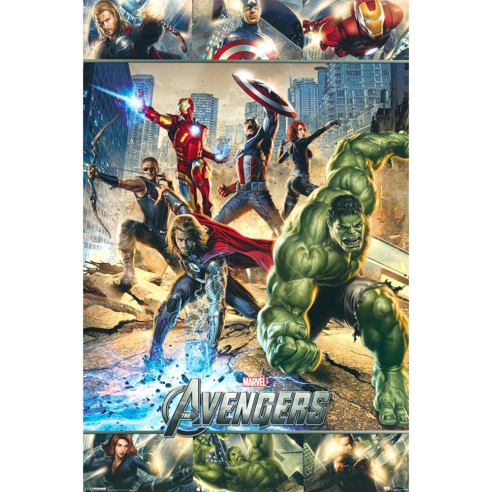 マーベル　アベンジャーズ　オフィシャル　ポスター　公式グッズ　※フレームは付属しません ■ アメリカ雑貨 アメリカン雑貨 | 
