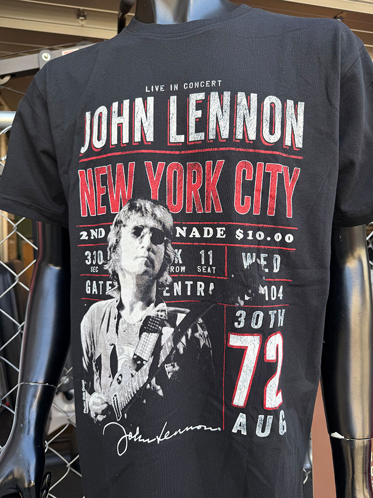 ジョン・レノン　ニューヨークシティ　オフィシャル　Tシャツ　ビートルズ　公式グッズ ■ アメリカ雑貨 アメリカン雑貨 |  | 01