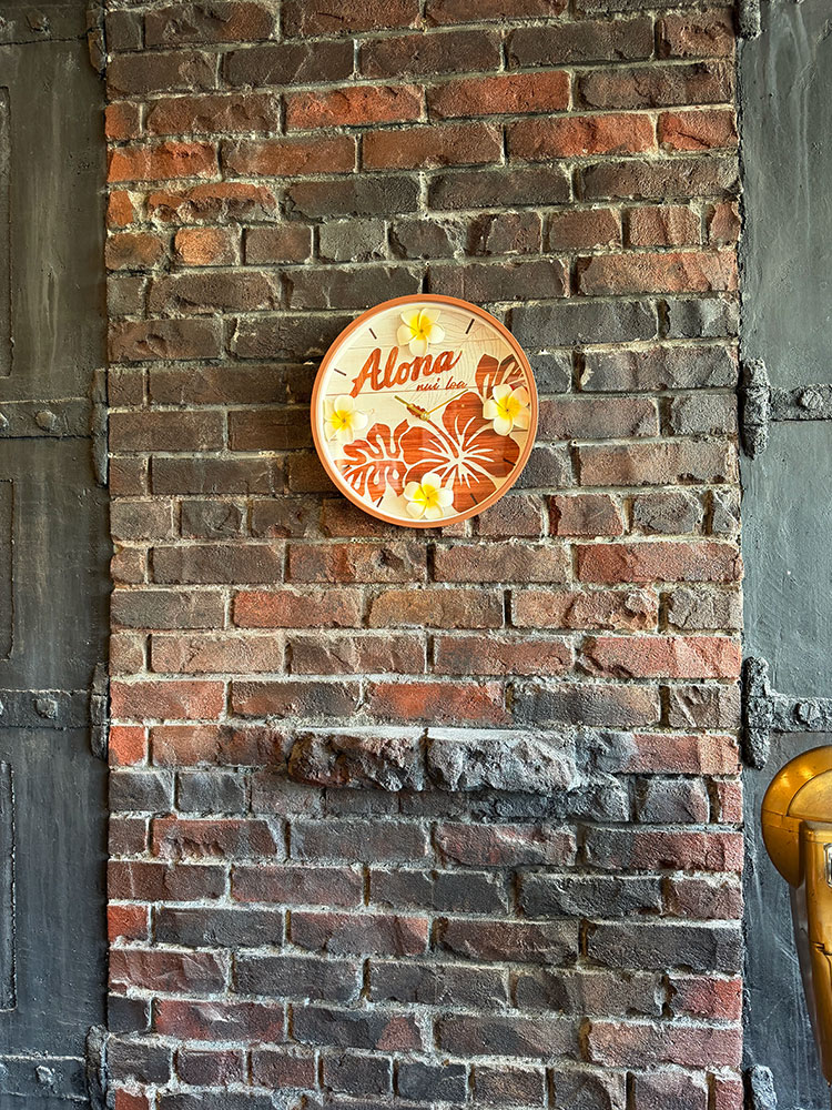 ハワイアン　プルメリア　レトロ　ウォールクロック　（ハイビスカス）　壁掛け時計 ■ アメリカン雑貨 アメリカ雑貨 |  | 03