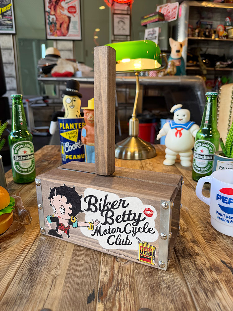 ベティ・ブープ　コロコロ　＆　ウッド製収納ケース ■ アメリカン雑貨 アメリカ雑貨 粘着クリーナー | 