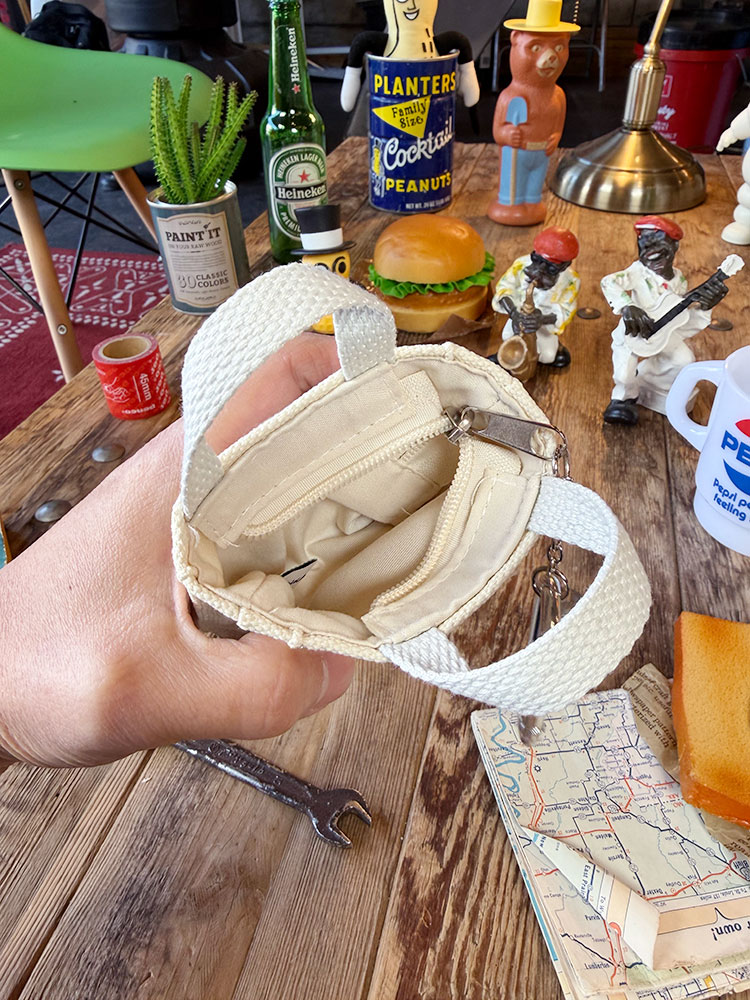 ハワイアン ミニトート カラビナ付き (サーフ...の詳細画像2