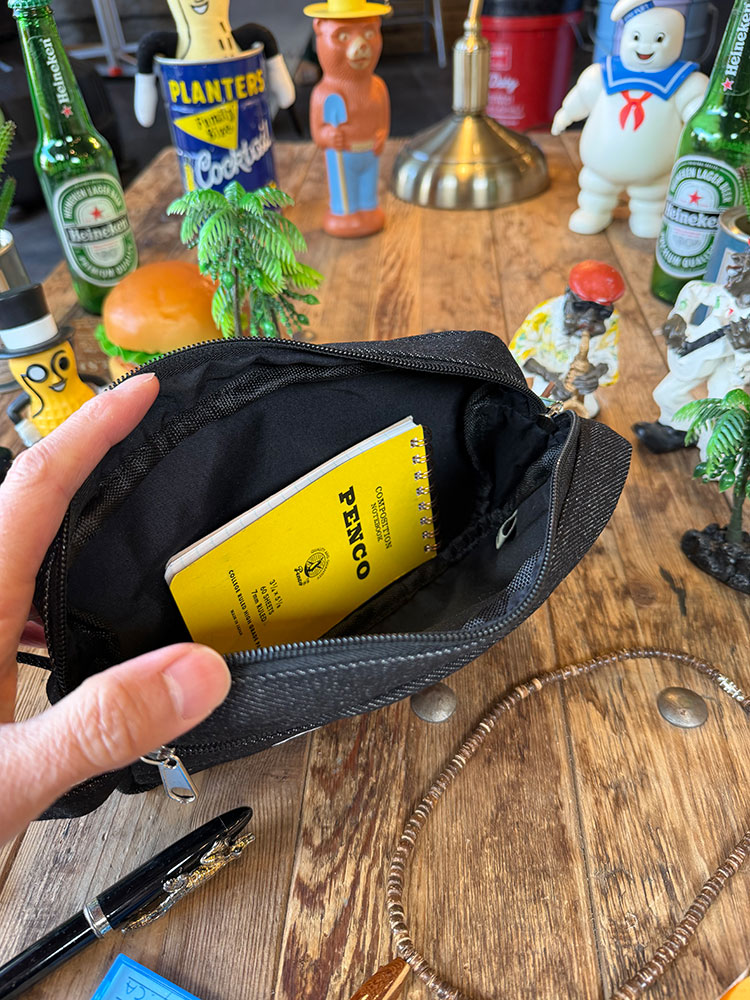 ハワイアン　カノア　デニムポーチ　（ブラック） ■ アメリカン雑貨 アメリカ雑貨 |  | 05