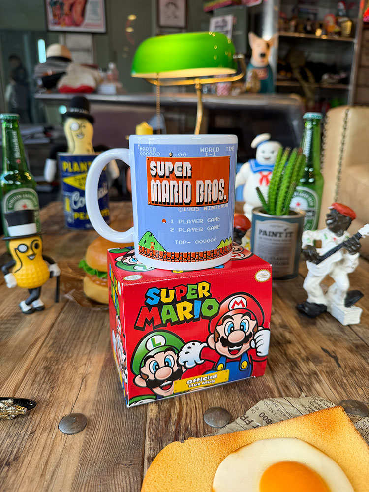 初代ファミコン スーパーマリオブラザーズ オフィシャル マグカップ