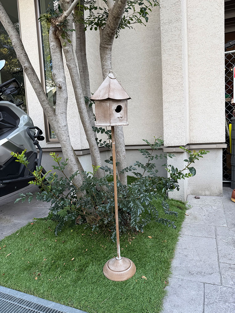 アンティークテイスト　バードハウス　（スタンド付き） ■ アメリカン雑貨 アメリカ雑貨 |  | 06