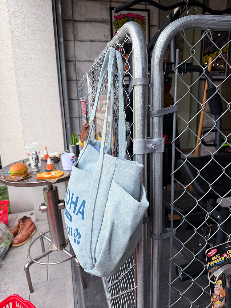 ハワイアン　カノア　デニムトート　（ライトブルー） ■ アメリカン雑貨 アメリカ雑貨 |  | 03