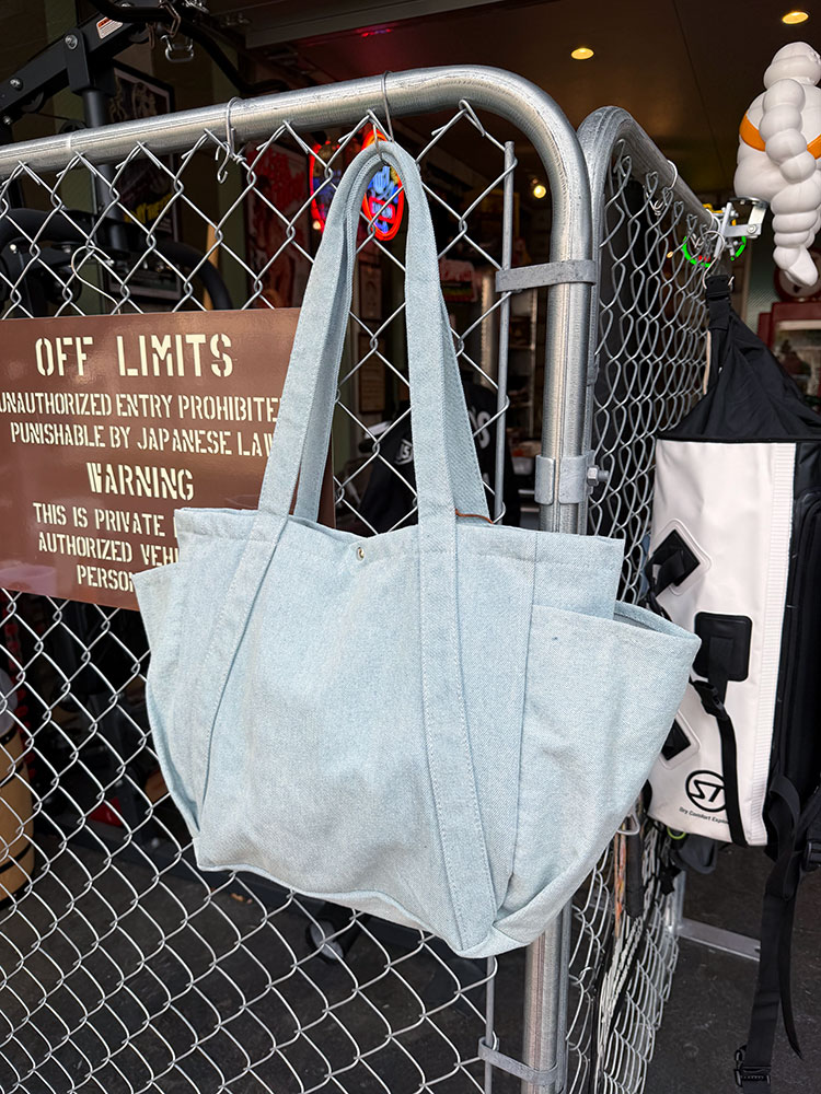 ハワイアン　カノア　デニムトート　（ライトブルー） ■ アメリカン雑貨 アメリカ雑貨 |  | 05