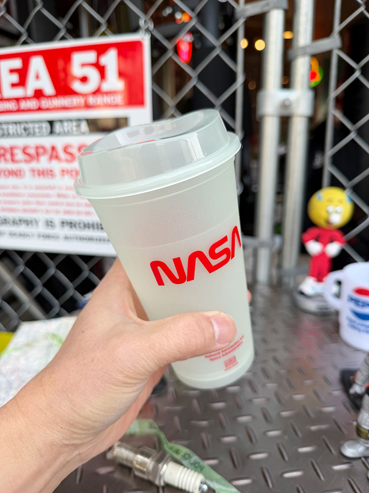 暗闇で光る！　蓄光仕様　NASA　16オンス　タンブラー ■ アメリカン雑貨 アメリカ雑貨 |  | 06