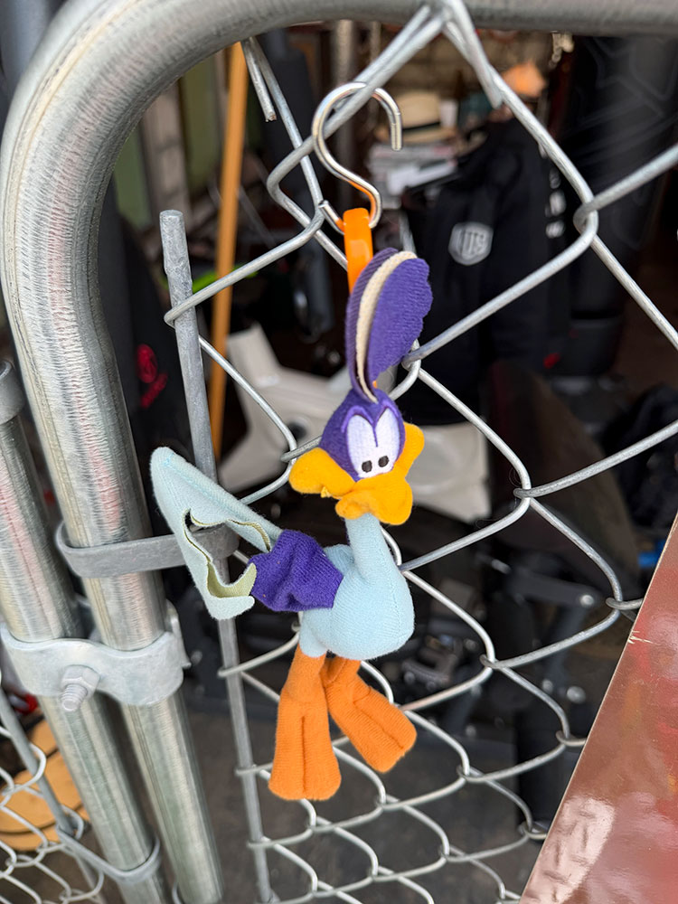 デッドストック★　ロードランナー　ぬいぐるみ　クリップオン　キーホルダー　※色あせ、汚れあり ■ アメリカン雑貨 アメリカ雑貨 |  | 01