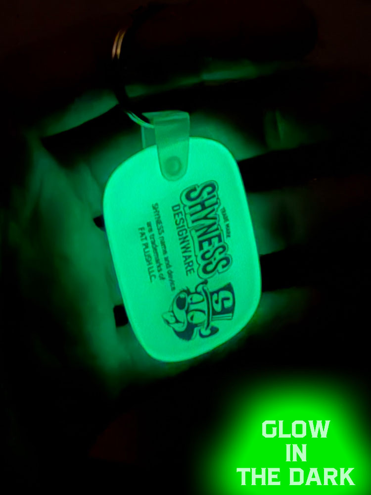 暗闇で光る！　蓄光仕様　シャイネス　スカンキッド　蓄光キーホルダー ■ アメリカン雑貨 アメリカ雑貨 | 