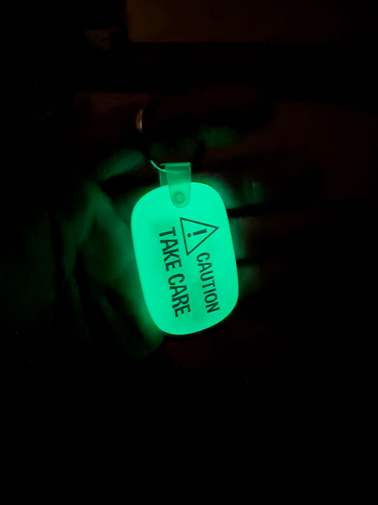 暗闇で光る！　蓄光仕様　シャイネス　スカンキッド　蓄光キーホルダー ■ アメリカン雑貨 アメリカ雑貨 |  | 06