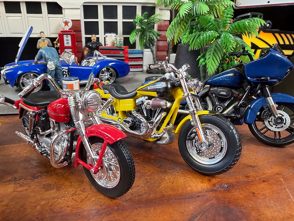 マイスト　ハーレーダビッドソン　ダイキャスト　バイク　ミニカー　6台セット　1/18スケール　（シリーズ45） | Harley Davidson | 01