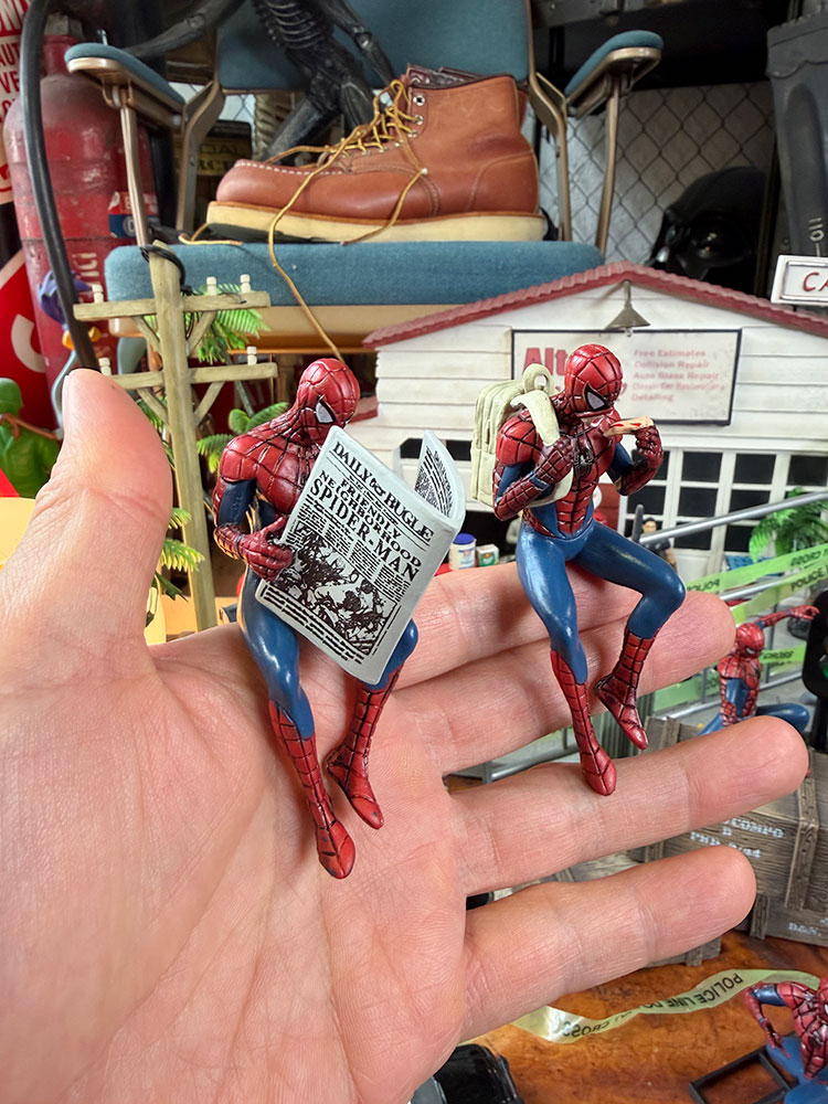 スパイダーマン PVC ポーズフィギュア （4体セット） □ アメリカン