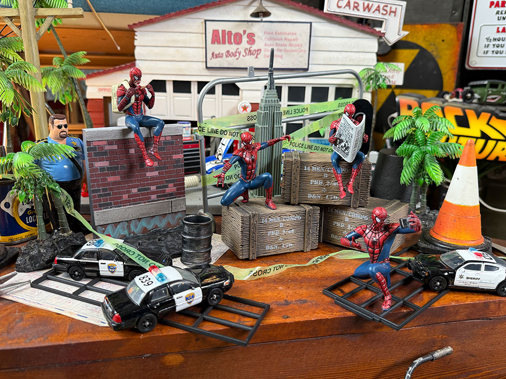 スパイダーマン PVC ポーズフィギュア （4体セット） □ アメリカン