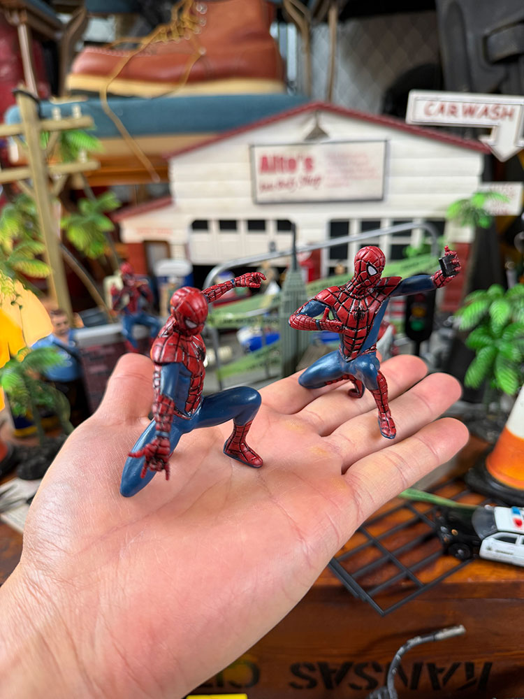 スパイダーマン PVC ポーズフィギュア （4体セット） □ アメリカン