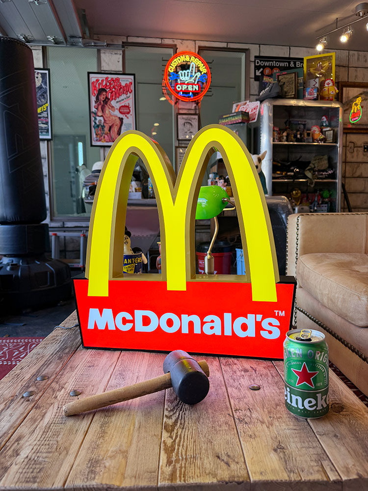 アメリカン　ストアディスプレイ　ライトサイン　（マクドナルド） ■ アメリカン雑貨 アメリカ雑貨 |  | 08