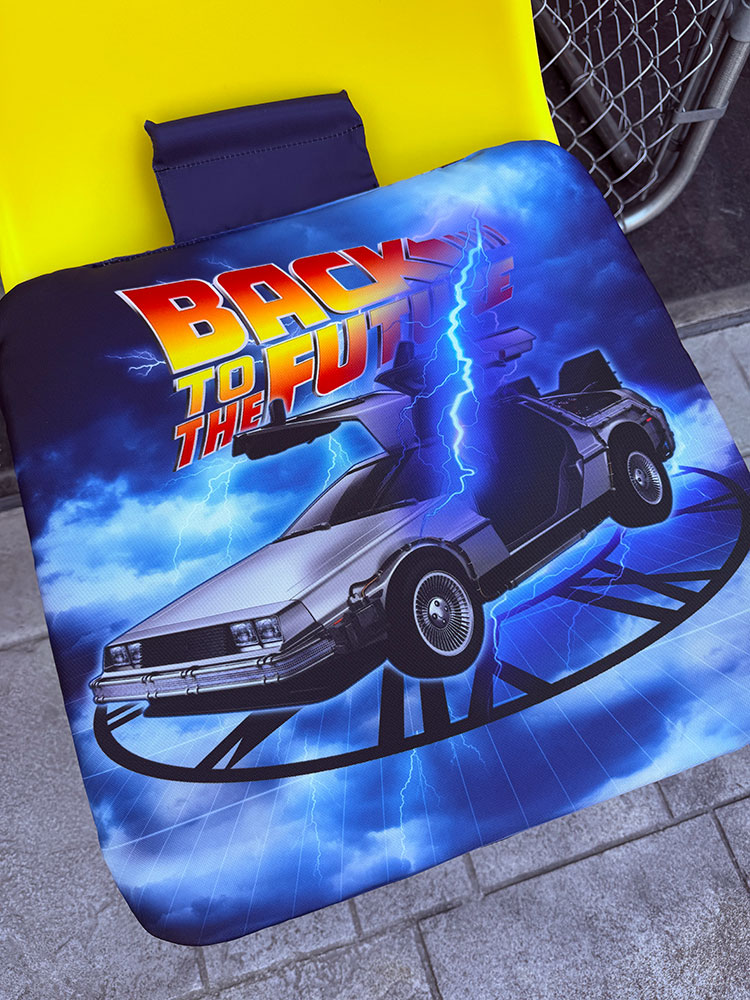 映画　バック・トゥ・ザ・フューチャー　自動車　カーシートクッション　（フロントタイプ） ■ アメリカン雑貨 アメリカ雑貨 |  | 01