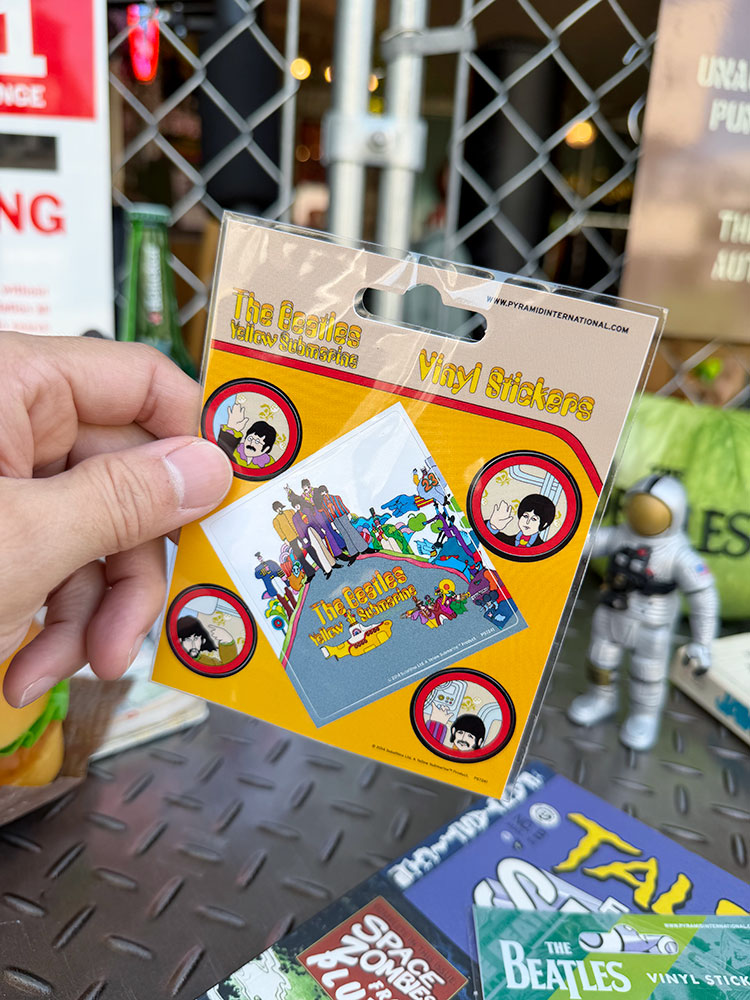 ビートルズ イエローサブマリン オフィシャル ステッカー 公式グッズ