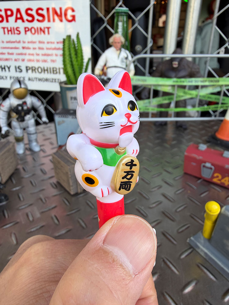 金運を呼び込む　招き猫　ギミックペン　0.7mm　黒インク　ボールペン　来福紹福 ■ アメリカン雑貨 アメリカ雑貨 |  | 01
