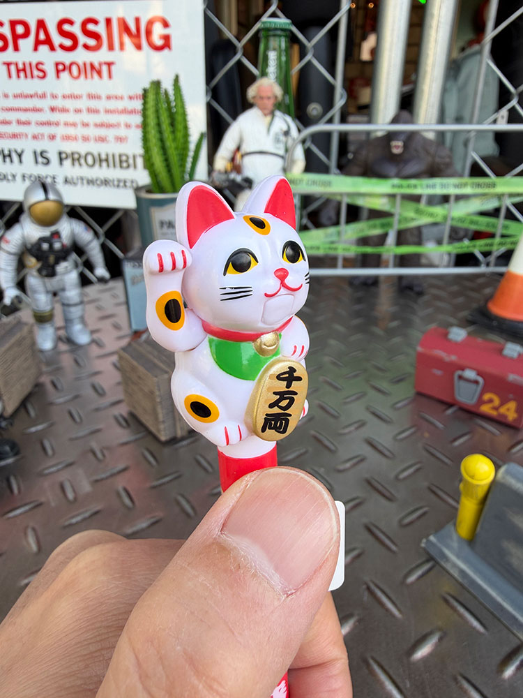 金運を呼び込む　招き猫　ギミックペン　0.7mm　黒インク　ボールペン　来福紹福 ■ アメリカン雑貨 アメリカ雑貨 |  | 02