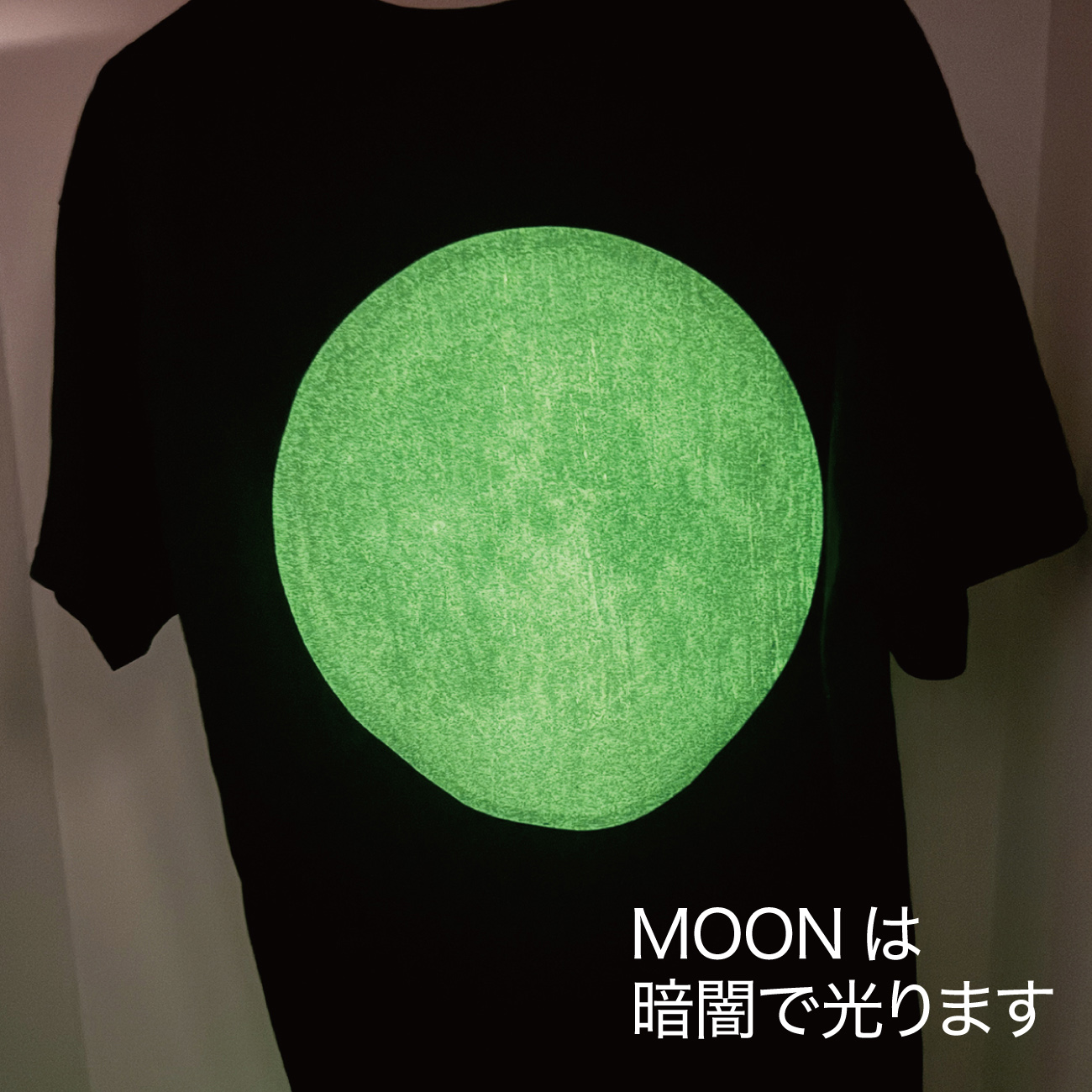 暗闇で光る！蓄光仕様　NASA　ムーン　オフィシャル　Tシャツ　（ホワイト） ■ アメリカン雑貨 アメリカ雑貨 |  | 04