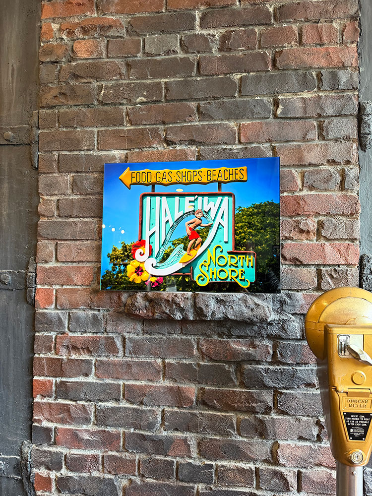 ハワイアン　ガラスピクチャーパネル　（ハレイワの名物看板） ■ アメリカン雑貨 アメリカ雑貨 |  | 02