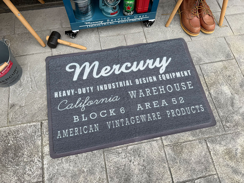 マーキュリー　PVCガレージマット　90cm　（CAL.WAREHOUSE）　屋外＆屋内のどっちも対応 ■ アメリカン雑貨 アメリカ雑貨 | MERCURY | 04
