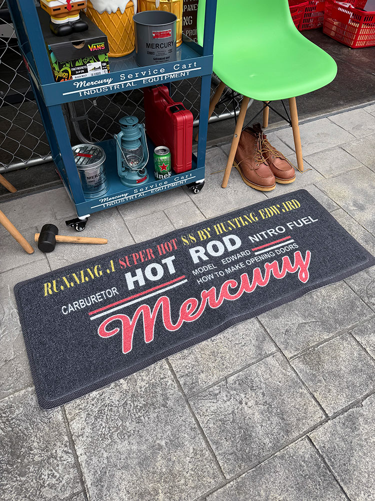 マーキュリー PVCキッチンマット 120cm (HOT ROD) 屋外&屋内のどっちも対応 ■ アメリカン雑貨 アメリカ雑貨 関連画像4