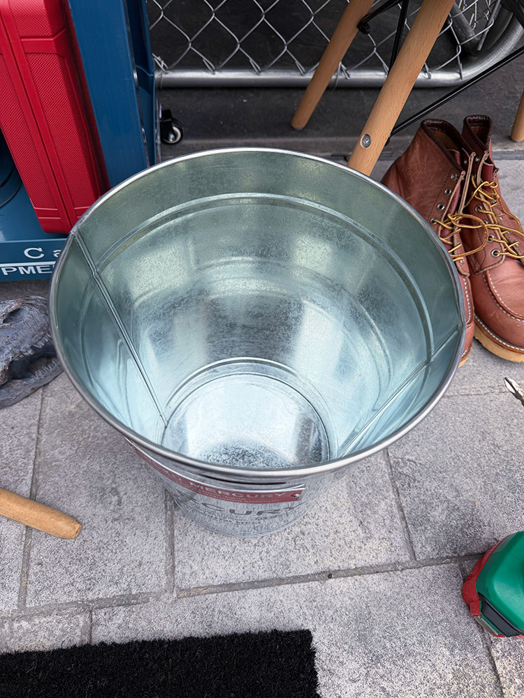 マーキュリー　インダストリアル　トラッシュボックス　12L　（ガルバナイズド） ■ アメリカン雑貨 アメリカ雑貨 | MERCURY | 01