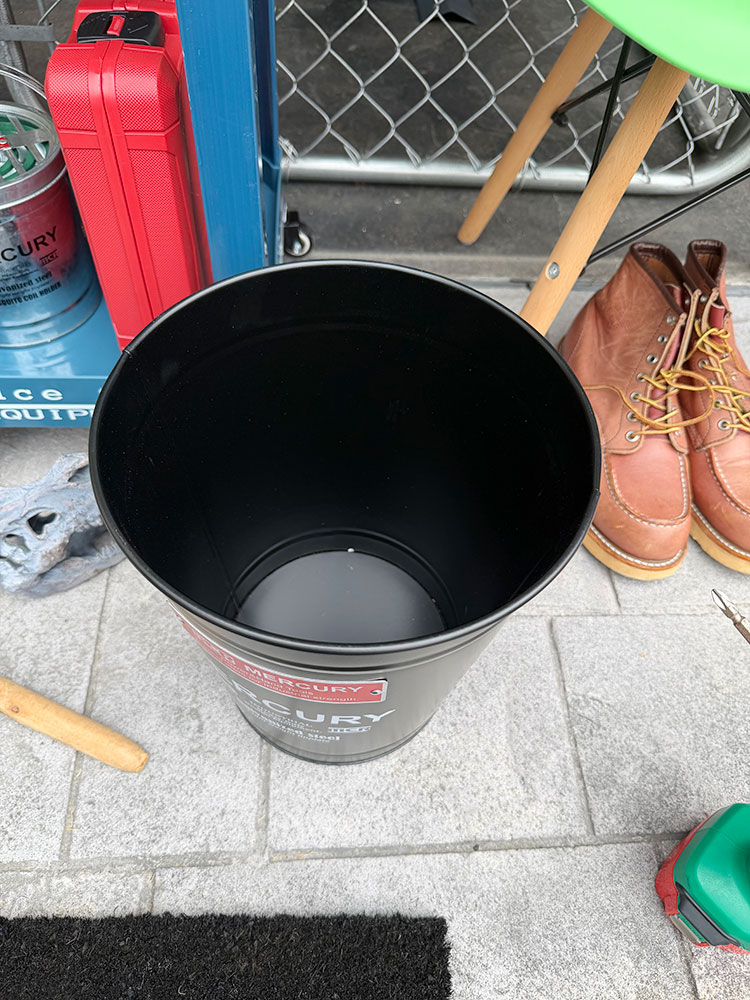 マーキュリー　インダストリアル　トラッシュボックス　12L　（マットブラック） ■ アメリカン雑貨 アメリカ雑貨 | MERCURY | 01