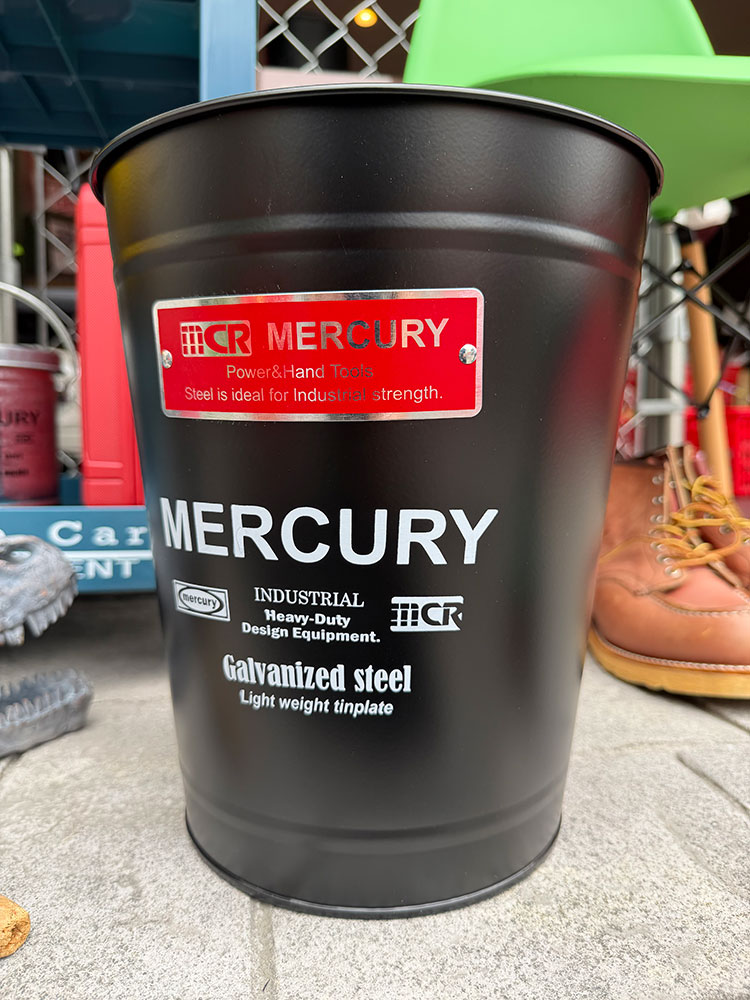 マーキュリー　インダストリアル　トラッシュボックス　12L　（マットブラック） ■ アメリカン雑貨 アメリカ雑貨 | MERCURY | 03