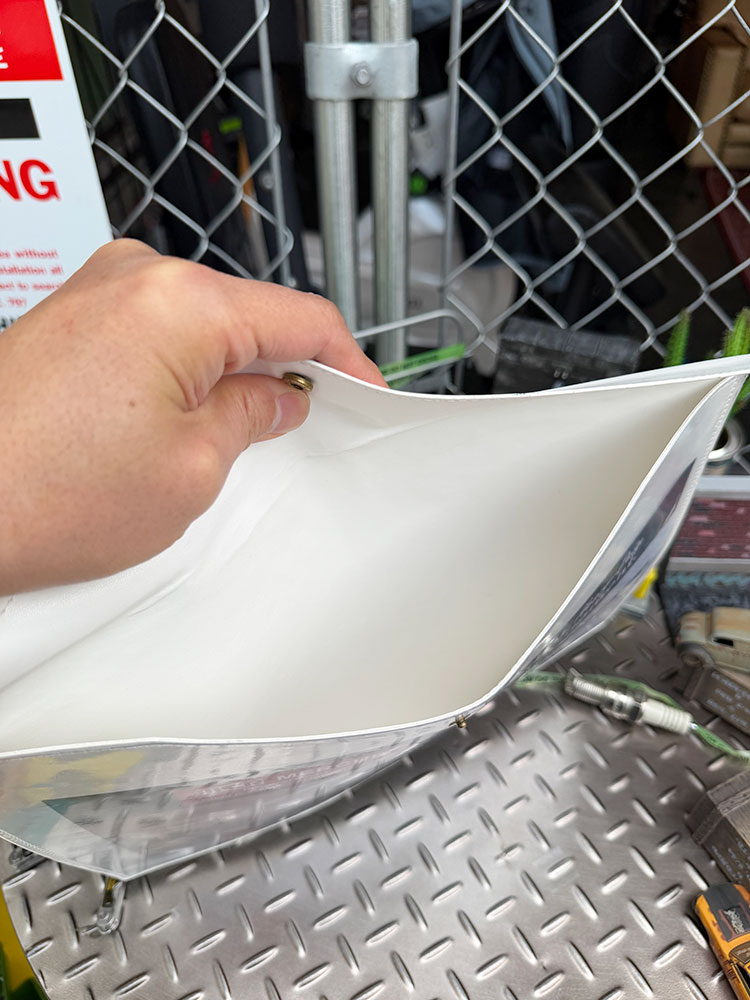 マーキュリー　PVC　ドキュメント　ファイルケース　A4サイズ対応　（ホワイト） ■ アメリカン雑貨 アメリカ雑貨 | MERCURY | 02