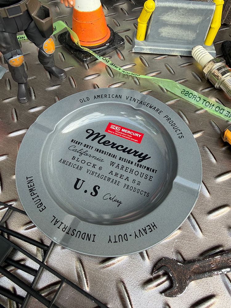 マーキュリー　ヴィンテージ　スモールトレイ　（シルバー）　灰皿　コイントレイ ■ アメリカン雑貨 アメリカ雑貨 | MERCURY