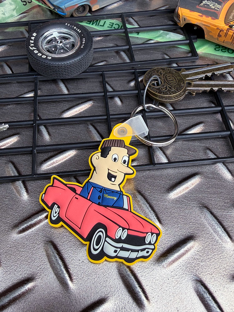 マーキュリー　ラバーキーホルダー　（Mr.T DRIVE ON CAR） ■ アメリカン雑貨 アメリカ雑貨 | 