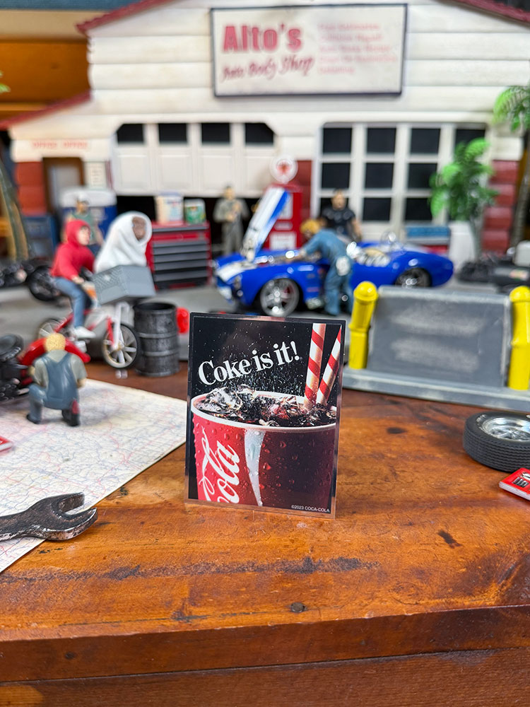 コカ・コーラ　オフィシャル　ミニステッカー　（カップ） ■ アメリカン雑貨 アメリカ雑貨 |  | 01