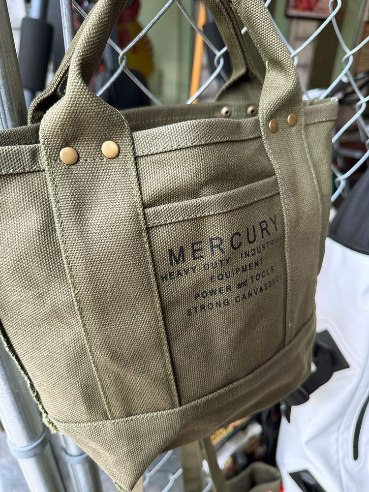 マーキュリー　ハードキャンバス　トートバッグ　（Sサイズ/カーキ） ■ アメリカン雑貨 アメリカ雑貨 | MERCURY | 08